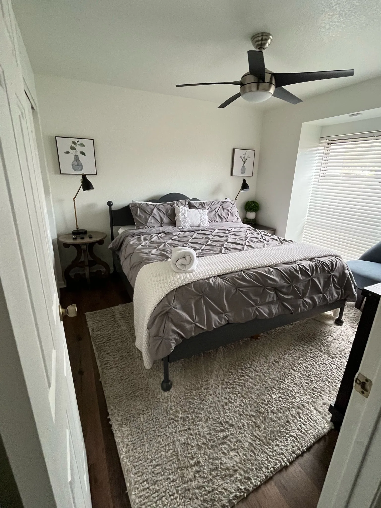 Recently Cleaned and Stylized Bedroom in Tucson
